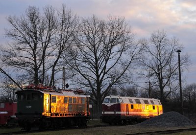 E44 507am 19.02.2014 im Bw Weimar, ©Jrg Trommler, Arnstadt